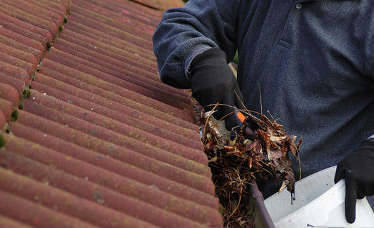 Gutter cleaning and repair