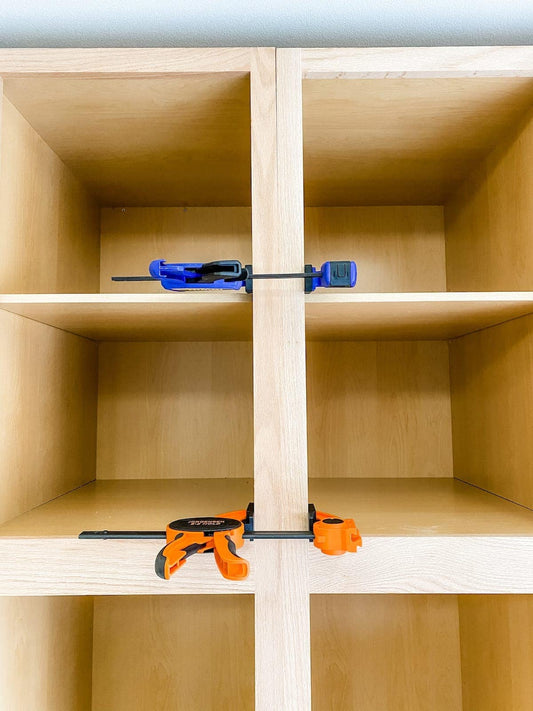 Installing shelves and cabinets